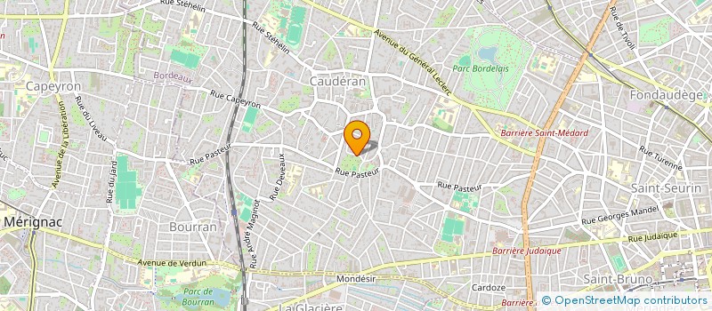 localisation de l'entreprise E.J.P.H.B. à BORDEAUX