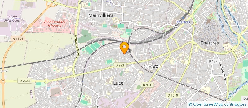 localisation de l'entreprise E.J. TAXI à LUCE