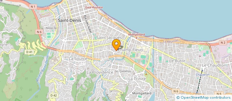 localisation de l'entreprise E.JSH à SAINT-DENIS