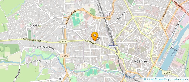 localisation de l'entreprise E.K.A. CARRELAGE  ROANNE