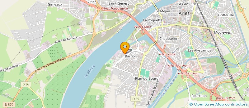 localisation de l'entreprise E.K.B SERVICES  ARLES