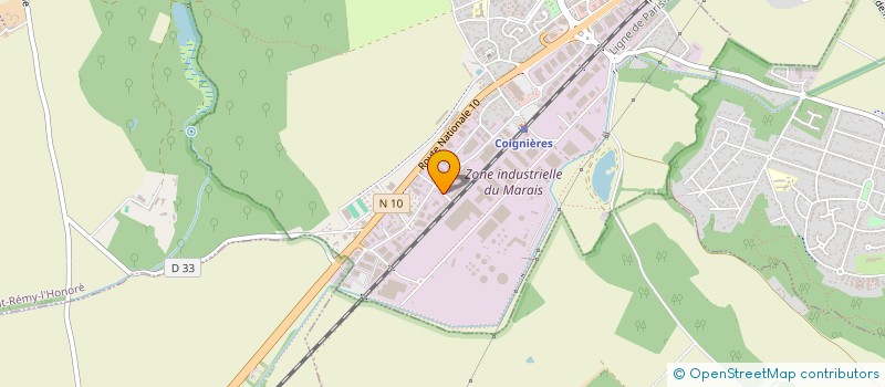 localisation de l'entreprise E&K DISTRIBUTION à COIGNIERES