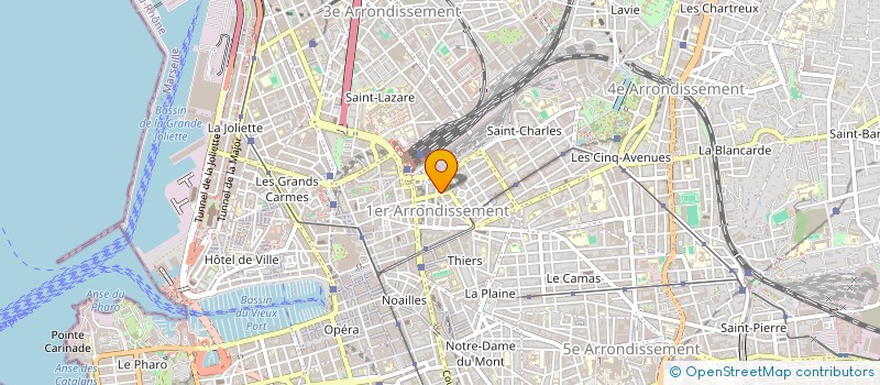 localisation de l'entreprise E.K.F. BATPRO SAS à MARSEILLE