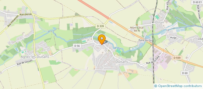 localisation de l'entreprise E.K.H.O  DUISANS