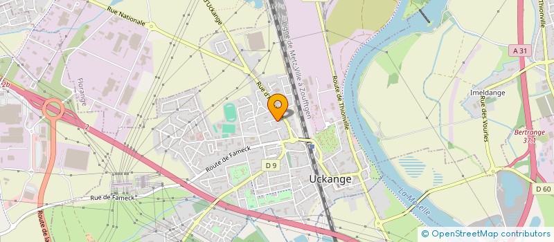 localisation de l'entreprise E.K LOGISTIQUES à UCKANGE