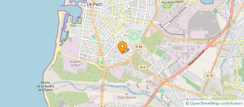 localisation de l'entreprise E.K.M à LE PORT