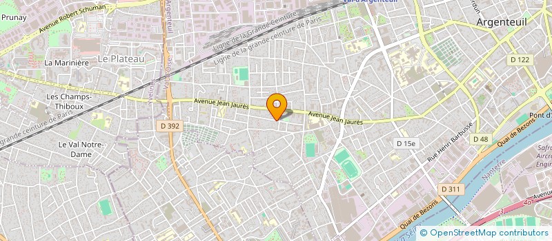 localisation de l'entreprise E.K.S. HOLDING  ARGENTEUIL