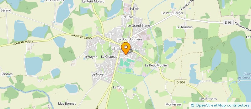 localisation de l'entreprise E-KEVIN CONSULTING à CHALAMONT