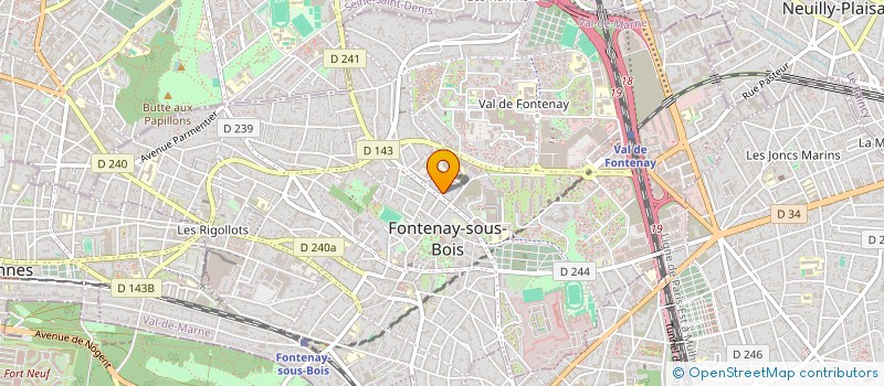 localisation de l'entreprise E-KILLOG CONSULT à FONTENAY-SOUS-BOIS