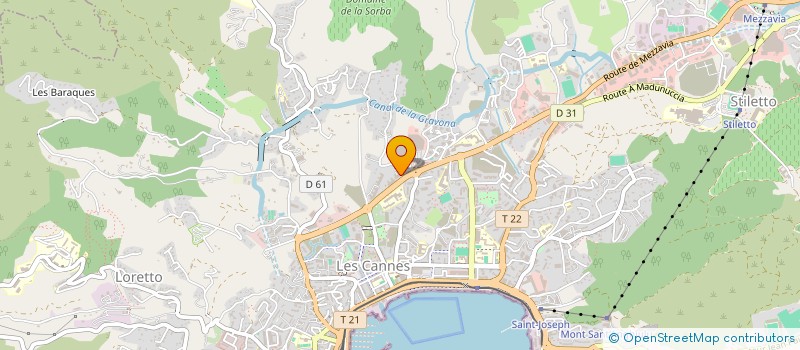 localisation de l'entreprise E-KORZA  AJACCIO