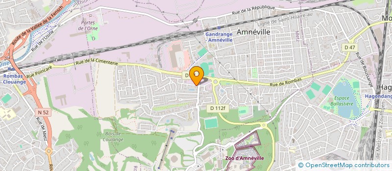 localisation de l'entreprise E L  AMNEVILLE