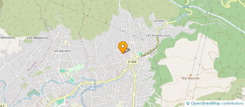 localisation de l'entreprise E & L  ALLAUCH