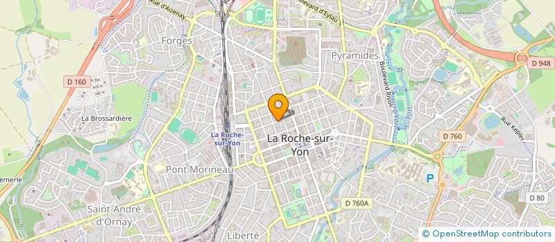 localisation de l'entreprise E.L.A. à LA ROCHE-SUR-YON