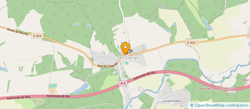 localisation de l'entreprise E&L AGENCY  LES ETANGS