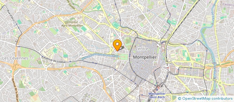localisation de l'entreprise E.L.B à MONTPELLIER
