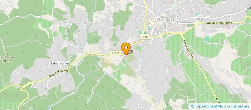localisation de l'entreprise E.L.B TRAVAUX 83 à LORGUES