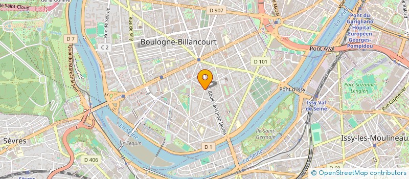 localisation de l'entreprise E.L. BOULOGNE à BOULOGNE-BILLANCOURT
