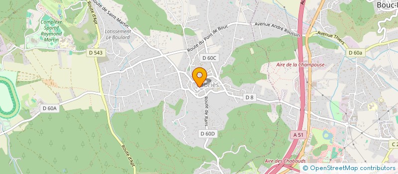 localisation de l'entreprise E.L.C  CABRIES