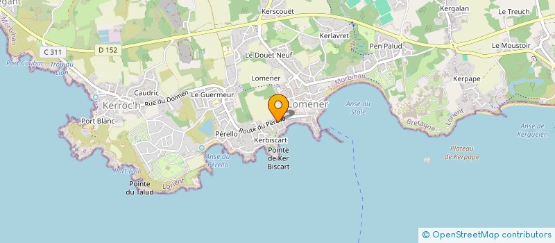 localisation de l'entreprise E.L.C  PLOEMEUR