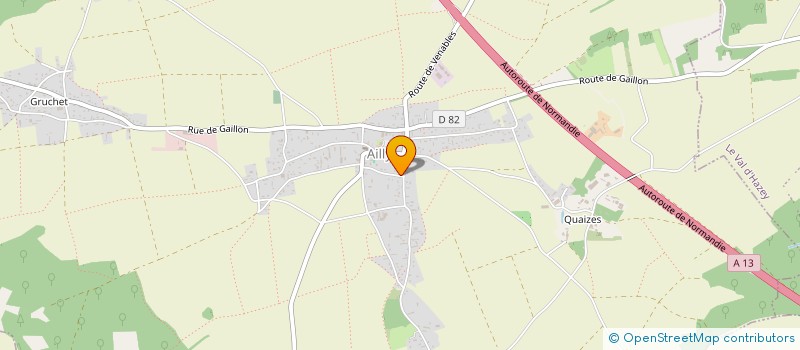 localisation de l'entreprise E.L.C.D  AILLY