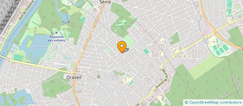 localisation de l'entreprise E.L.C.S.I à DRAVEIL