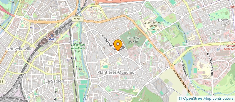 localisation de l'entreprise E&L COIFFURE  METZ