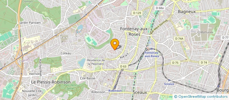 localisation de l'entreprise E&L CONSULTING à FONTENAY-AUX-ROSES
