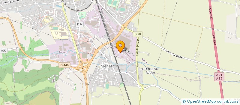 localisation de l'entreprise E.L.D à MENETROL