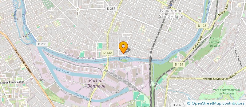 localisation de l'entreprise E.L.G à SAINT-MAUR-DES-FOSSES