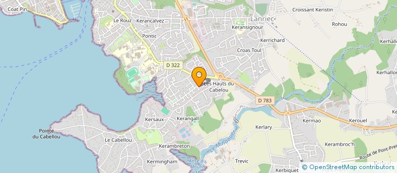 localisation de l'entreprise E.L.G. TRANSACTIONS à CONCARNEAU