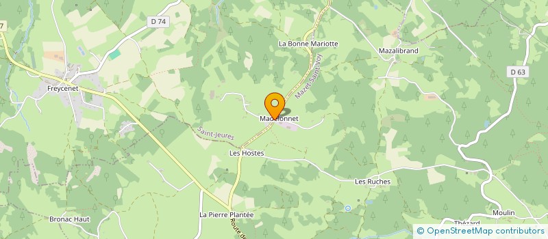 localisation de l'entreprise E.L.GUILHOT  MAZET-SAINT-VOY