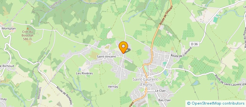 localisation de l'entreprise E L I S E  SAINT-LAURENT-D'AGNY