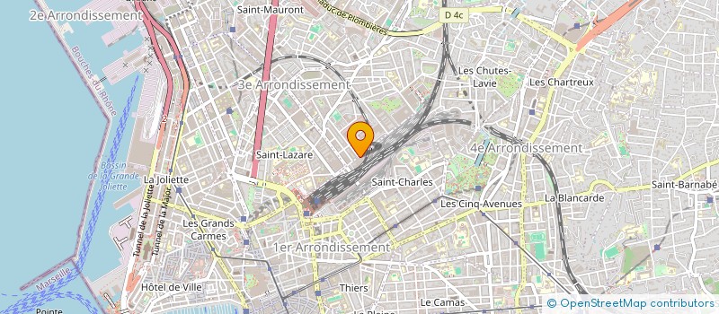 localisation de l'entreprise E.L.I.T  MARSEILLE