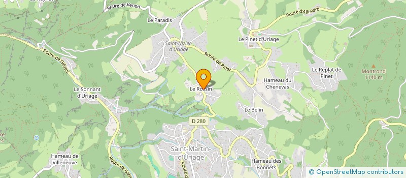 localisation de l'entreprise E.L.I.T. (EMI LISA IANN TIMEO)  SAINT-MARTIN-D'URIAGE