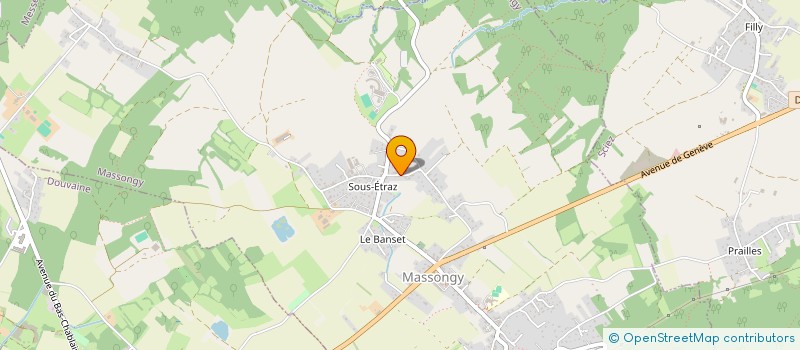 localisation de l'entreprise E&L IMMO  MASSONGY