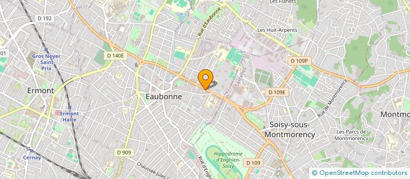 localisation de l'entreprise E.L. IMMOBILIER à EAUBONNE