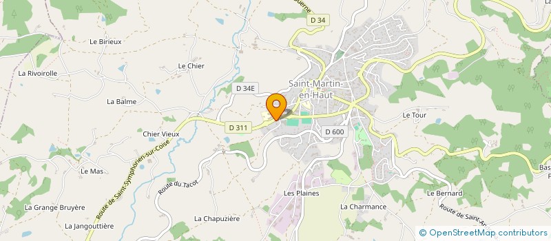 localisation de l'entreprise E.L.J.C.L.  SAINT-MARTIN-EN-HAUT