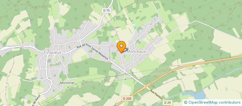 localisation de l'entreprise E.L.J. RENOVATION  MONCEAUX