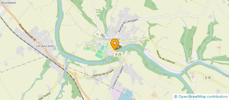 localisation de l'entreprise E.L.K à CINTEGABELLE
