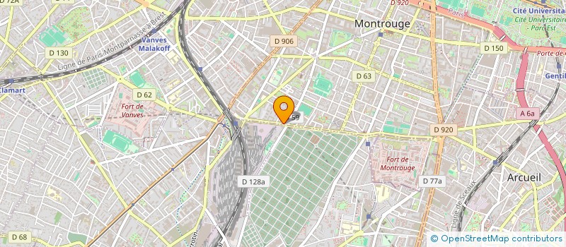 localisation de l'entreprise E-L LOCATION  MONTROUGE