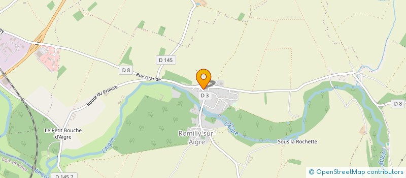 localisation de l'entreprise E.L.M. à CLOYES-LES-TROIS-RIVIERES