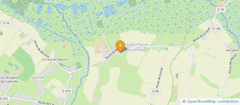 localisation de l'entreprise E.L.M.  SAINT-PIERRE-DU-JONQUET