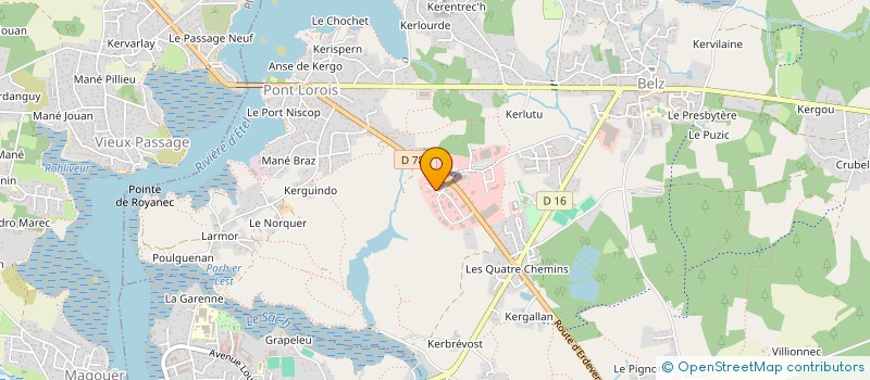 localisation de l'entreprise E L M  BELZ