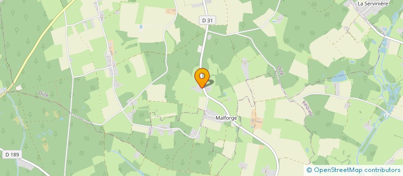 localisation de l'entreprise E.L.M.  PARIGNE LE POLIN