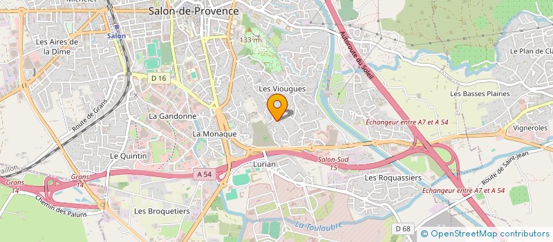 localisation de l'entreprise E.L.P.E  SALON-DE-PROVENCE