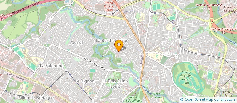 localisation de l'entreprise E&L PATRIMOINE  ORVAULT