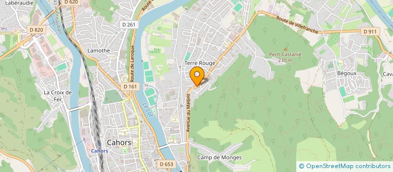 localisation de l'entreprise E.L PEINTURE DECORATION  CAHORS