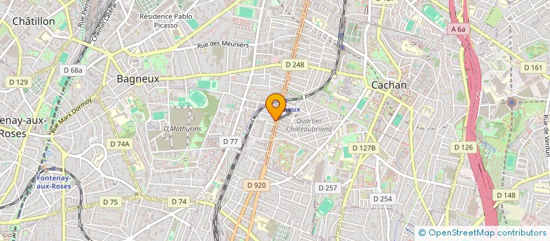 localisation de l'entreprise E.L. PHOTO VIDEO  BAGNEUX