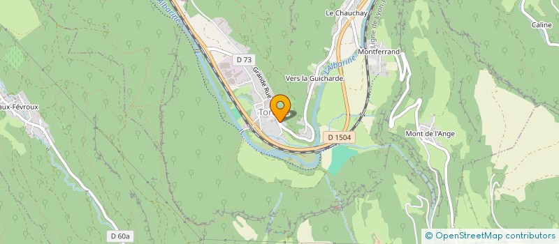 localisation de l'entreprise E.L. PLOMBERIE  TORCIEU