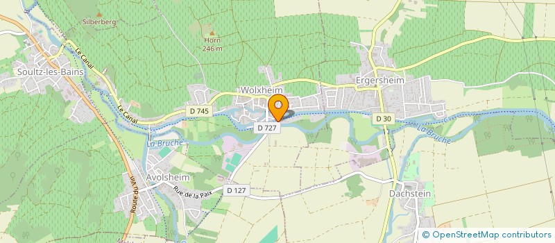 localisation de l'entreprise E.L.R. CONSULTING  WOLXHEIM